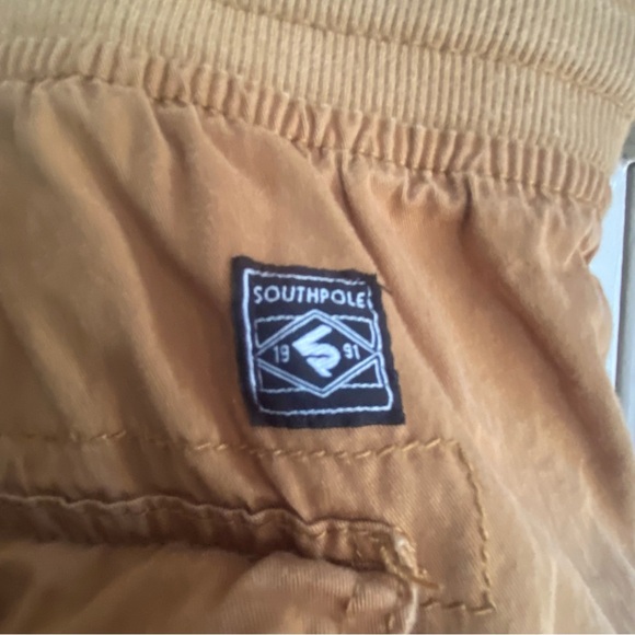 Southpole Men's Tan Cargo Shorts 5XB 80s 90s Vintage - Picture 4 of 5
